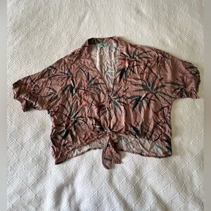 Karlie Pink Floral Blouse